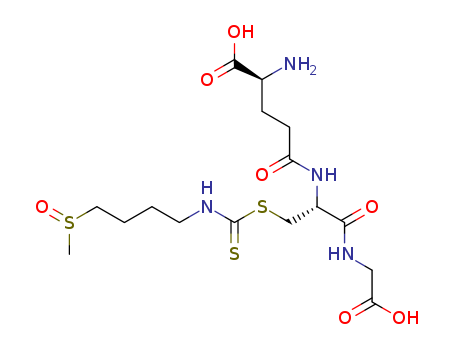 Glycine, L-g-glutamyl-S-[[[4-(methylsulfinyl)butyl]amino]thioxomethyl]-L-cysteinyl-