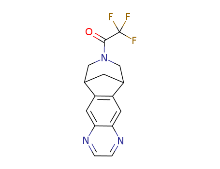 Ethanone,2,2,2-trifluoro-1-(6,7,9,10-tetrahydro-6,10-methano-8H-pyrazino[2,3-h][3]benzazepin-8-yl)-