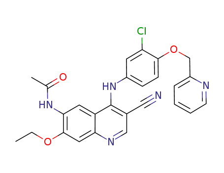 N-(4-((3-Chloro-4-(pyridin-2-ylMethoxy)phenyl)aMino)-3-cyano-7-ethoxyquinolin-6-yl)acetaMide