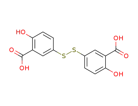 Molecular Structure of 24619-05-4 (5,5'-dithiodisalicylic acid)