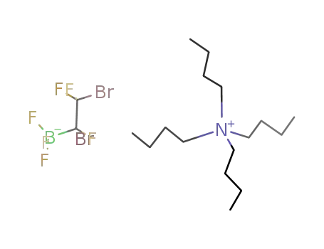 Molecular Structure of 1375485-13-4 ([Bu<sub>4</sub>N][CF<sub>2</sub>BrCFBrBF<sub>3</sub>])