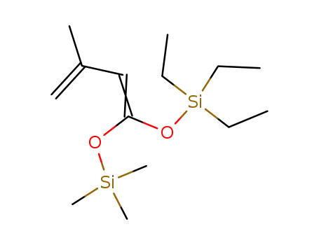 Molecular Structure of 155787-91-0 (3-methyl-1-triethylsilyloxy-1-trimethylsilyloxy-1,3-butadiene)
