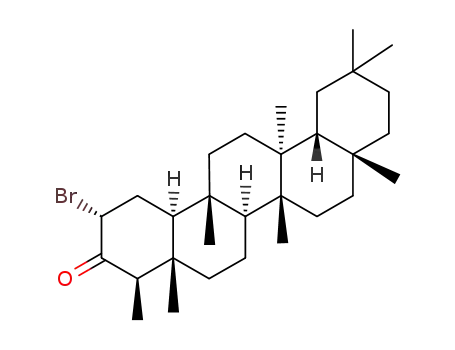 Molecular Structure of 7505-10-4 (2α-bromofriedel-3-one)