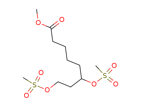 Octanoic acid, 6,8-bis[(methylsulfonyl)oxy]-, methyl ester
