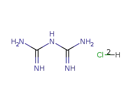 Molecular Structure of 38664-03-8 (Imidodicarbonimidic diamide, hydrochloride)