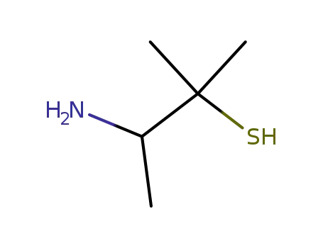 Molecular Structure of 17123-14-7 (2-Amino-1.1.2-trimethyl-aethanthiol)