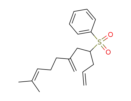 Molecular Structure of 78424-74-5 (Benzene, [[7-methyl-3-methylene-1-(2-propenyl)-6-octenyl]sulfonyl]-)