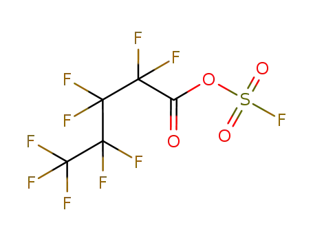 Molecular Structure of 80337-53-7 (perfluorovaleryl fluosulfate)