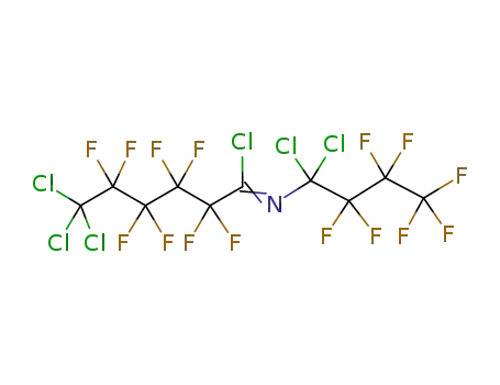 Molecular Structure of 14154-45-1 (6,6,6-Trichlor-perfluor-capronsaeure-chlorid-(1,1-dichlor-heptafluor-butylimid))