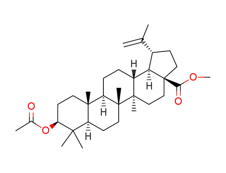 Molecular Structure of 4356-30-3 (Methyl-3b-acetoxybetulinate)