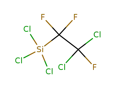 Molecular Structure of 662-06-6 ((2,2-dichloro trifluoro ethyl) trichloro silane)