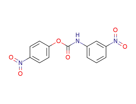 Molecular Structure of 29639-03-0 ((3-nitro-phenyl)-carbamic acid-(4-nitro-phenyl ester))