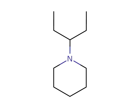 Molecular Structure of 55275-24-6 (Piperidine, 1-(1-ethylpropyl)-)
