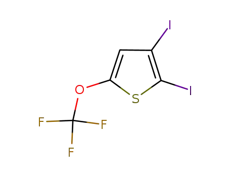 2,3-diiodo-5-(trifluoromethoxy)thiophene