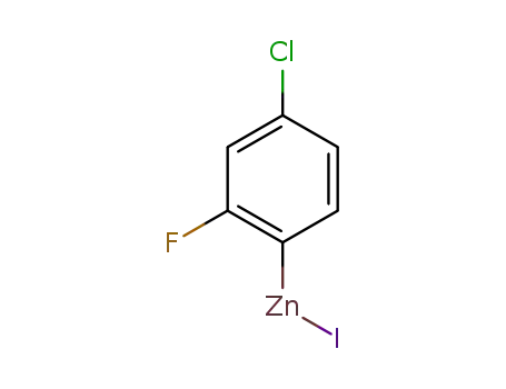 Molecular Structure of 518989-99-6 (4-CHLORO-2-FLUOROPHENYLZINC IODIDE)