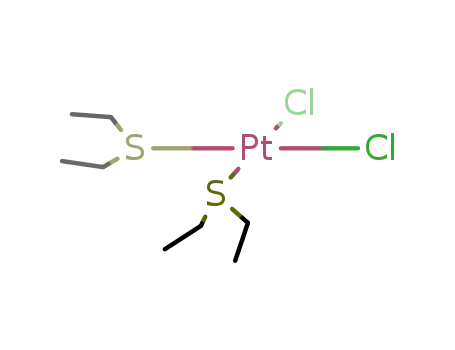 Ethylsulfanylethane; platinum(2+); dichloride