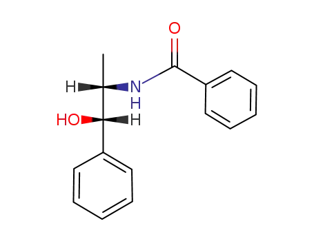 <i>N</i>-((1<i>S</i>,2<i>S</i>)-2-hydroxy-1-methyl-2-phenyl-ethyl)-benzamide; N-benzoyl-(+)-norpseudoephedrine