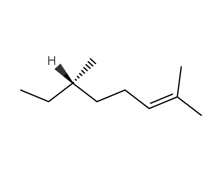 Molecular Structure of 60711-13-9 ((S)-2,6-dimethyloct-2-ene)