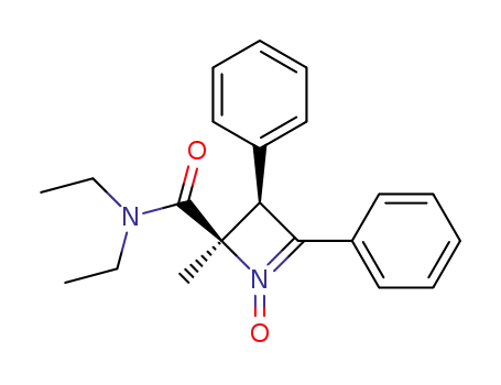 N,N-diethyl-2,3-dihydro-2-methyl-3,4-diphenyl-2-azetecarboxamide 1-oxide
