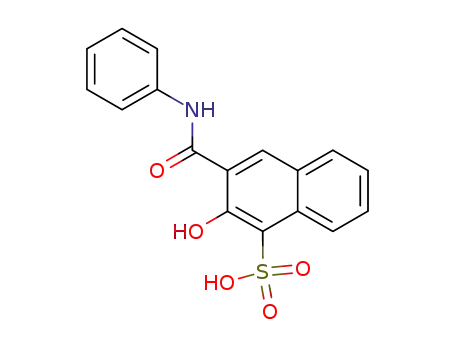 Molecular Structure of 871874-72-5 (2-hydroxy-3-phenylcarbamoyl-naphthalene-1-sulfonic acid)