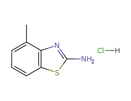 Molecular Structure of 64036-72-2 (4-methylbenzothiazol-2-amine monohydrochloride)