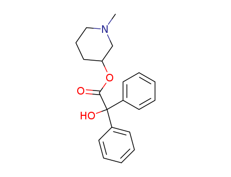 Benzeneacetic acid, a-hydroxy-a-phenyl-, 1-methyl-3-piperidinylester