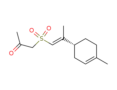 1-[(E)-2-((R)-4-Methyl-cyclohex-3-enyl)-prop-1-ene-1-sulfonyl]-propan-2-one