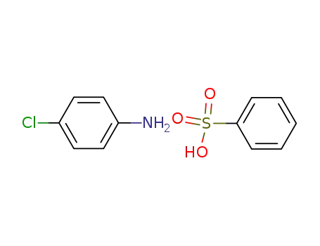 Molecular Structure of 22775-01-5 (Benzenamine, 4-chloro-, benzenesulfonate)