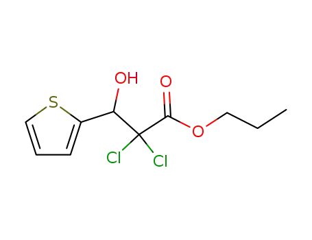 2,2-Dichloro-3-hydroxy-3-thiophen-2-yl-propionic acid propyl ester