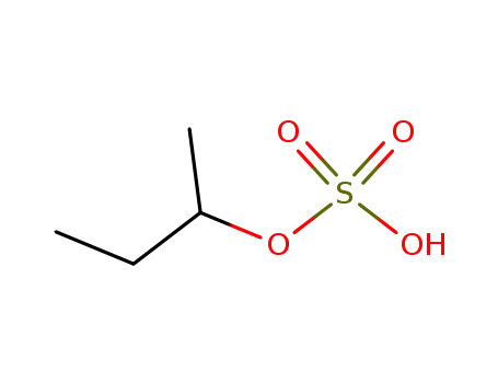 Molecular Structure of 3004-76-0 (Sulfuric acid, mono(1-methylpropyl) ester)