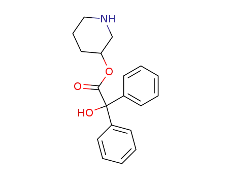 piperidin-3-yl hydroxy(diphenyl)acetate