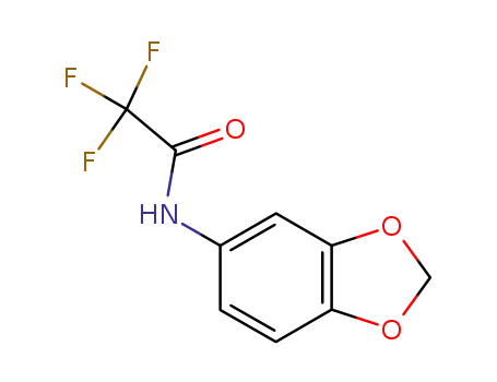 Molecular Structure of 85575-56-0 (N-TRIFLUOROACETYL-3,4-(METHYLENE-DIOXY)-ANILINE)