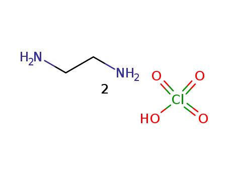 Molecular Structure of 25682-07-9 (1,2-Ethanediamine, perchlorate (1:1))