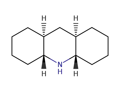Molecular Structure of 16726-19-5 (1,2,3,4,4a,5,6,7,8,8a,9,9a,10,10a-tetradecahydroacridine)