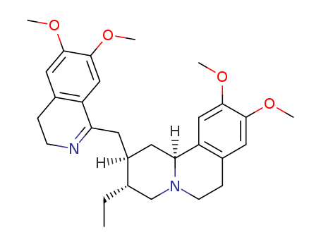 (2R,3R,11bS)-2-[(6,7-dimethoxy-3,4-dihydroisoquinolin-1-yl)methyl]-3-ethyl-9,10-dimethoxy-2,3,4,6,7,11b-hexahydro-1H-pyrido[2,1-a]isoquinoline
