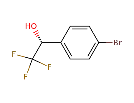 Molecular Structure of 80418-12-8 ((R)-1-(4-bromophenyl)-2,2,2-trifluoroethanol)