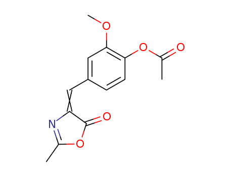 4-[[4-(Acetyloxy)-3-methoxyphenyl]methylene]-2-methyloxazol-5(4H)-one