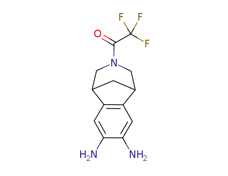 Molecular Structure of 230615-69-7 (2,3,4,5-Tetrahydro-3-(trifluoroacetyl)-1,5-methano-1H-3-benzazepine-7,8-diamine)