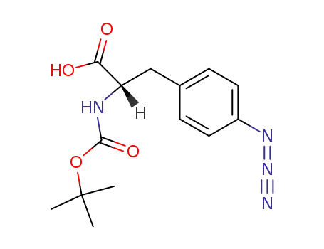 Molecular Structure of 33173-55-6 (BOC-P-AZIDO-PHE-OH)