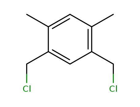 Molecular Structure of 1585-15-5 (4,6-BIS(CHLOROMETHYL)-M-XYLENE)