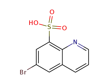 Molecular Structure of 53971-60-1 (8-Quinolinesulfonic  acid,  6-bromo-)