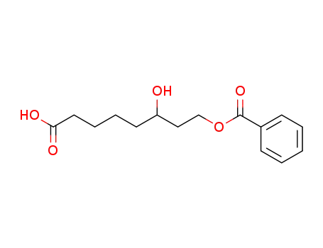 Molecular Structure of 860021-50-7 (8-(benzoyloxy)-6-hydroxyoctanoic acid)