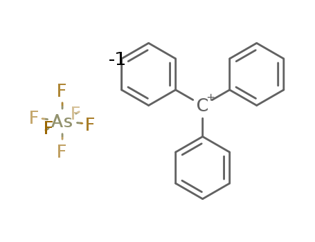 Trityl hexafluoroarsenate(1-)