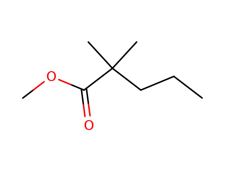 Molecular Structure of 813-68-3 (2,2-Dimethylvaleric acid methyl ester)