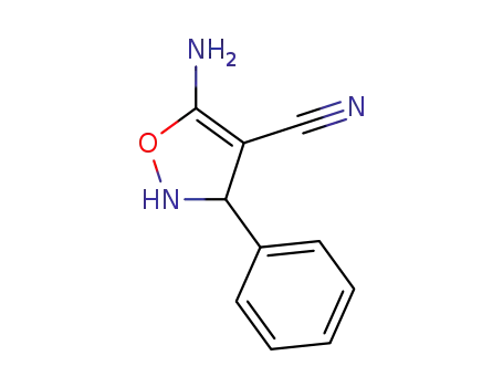 5-amino-3-phenyl-2,3-dihydroisoxazole-4-carbonitrile