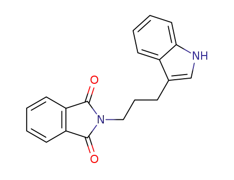 Molecular Structure of 14161-50-3 (1H-Isoindole-1,3(2H)-dione, 2-[3-(1H-indol-3-yl)propyl]-)
