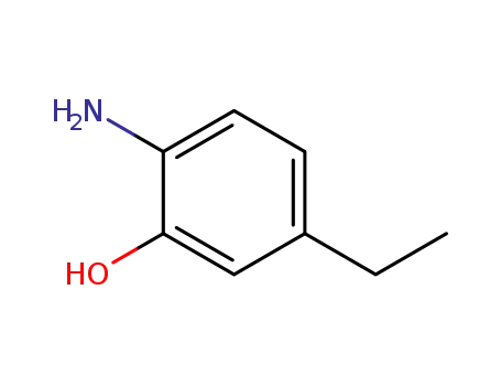 Molecular Structure of 182499-90-7 (Phenol, 2-amino-5-ethyl- (9CI))