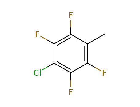 Molecular Structure of 60903-82-4 (4-Chloro-2,3,5,6-tetrafluorotoluene)