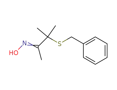 Molecular Structure of 718-22-9 (3-benzylsulfanyl-3-methyl-butan-2-one oxime)