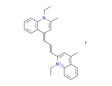 Quinolinium,1-ethyl-2-[3-(1-ethyl-2-methyl-4(1H)-quinolinylidene)-1-propen-1-yl]-4-methyl-,iodide (1:1)